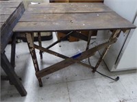 2 wood tables ASIS