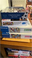 Crossword jigsaw, 1500 piece puzzle, thousand