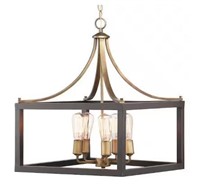 $169 Hampton Bay Boswell Quarter 20 in Chandelier