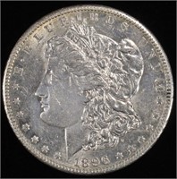 1896-S MORGAN DOLLAR BU LIGHT CLEANING