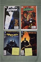 4 modern age DC Batman comic books; as is