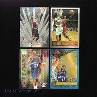 1996-02 Topps Chrome Michael Jordan SP Cards (4)