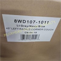 WISE 45" LEFT RADIUS CORNER COUCH FOR