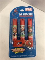 (28x bid) Marvel 3pk Lip Smackers