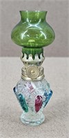 Mini Stained Glass Oil Lamp