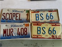 1776 Illinois License Plates and others
