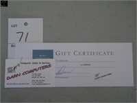$100 Gift Certificates for Darn Computers