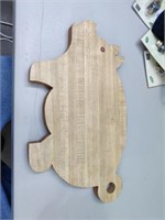 Pig Cutting Board. 16" Long