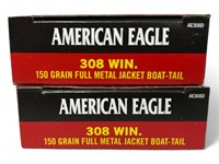2 Boxes of American Eagle .308 Win Ammo