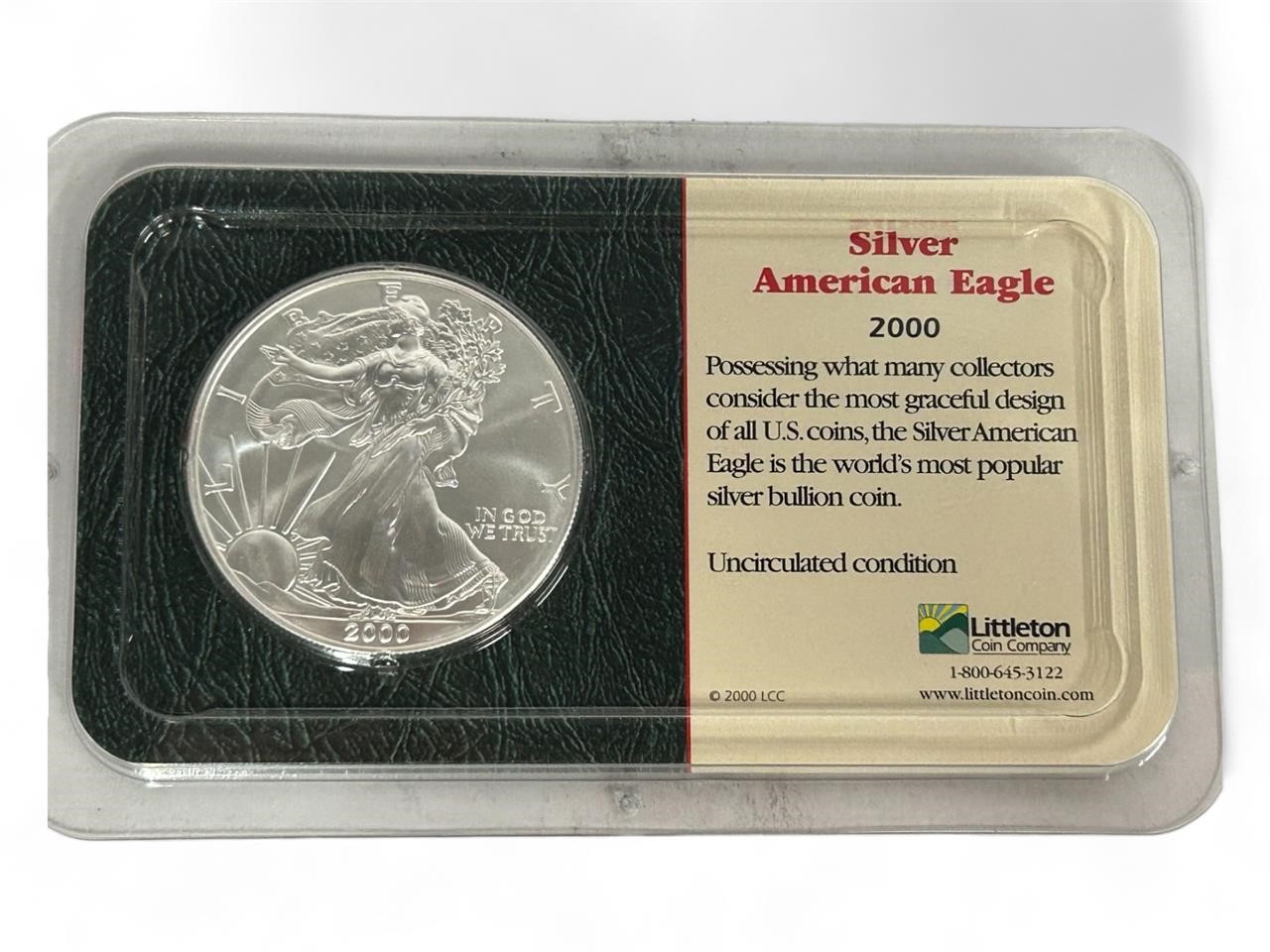2000 Silver American Eagle - Uncirculated