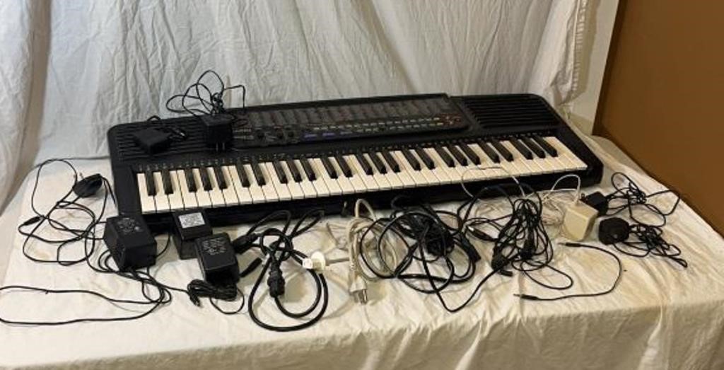 Casio Table Keyboard Piano, Assorted Cords