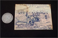 1800's Zulu South Africa WM Deering Adv Trade Card