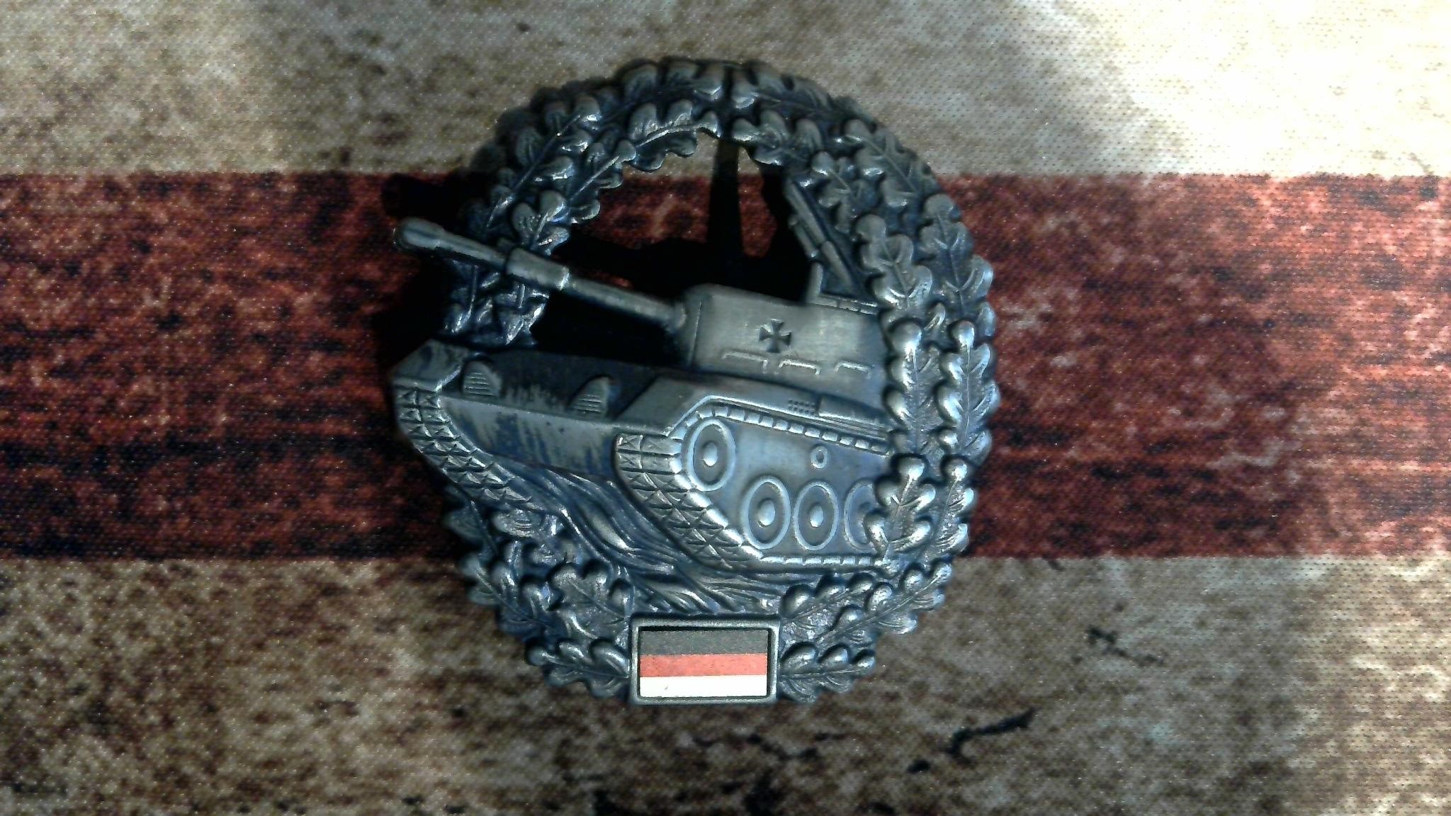 Old German Military Tank Badge