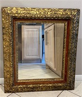 Vintage gold toned mirror