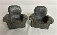 Lot Of Two Whimsical Small Armchairs