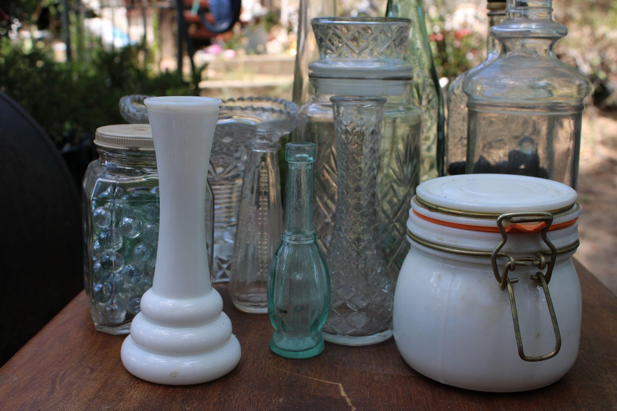 Glass and Bottle Lot