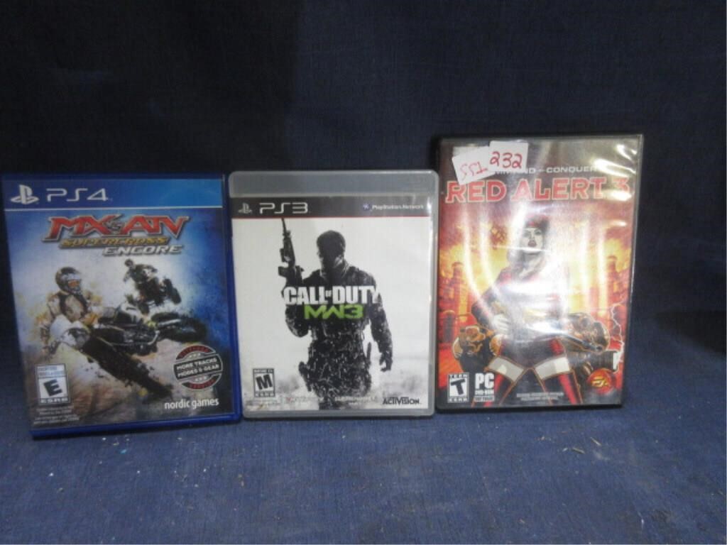 PS3-4 video games