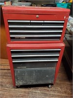 Craftsman 2 Section Tool Box & Tool Contents