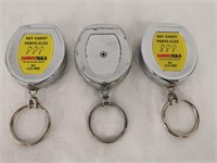 Evans Retractable Key Caddys w/ Belt Clip