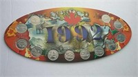 1992 Canada 25 Cent Coin Set
