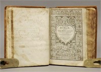 "Breeches" Bible, Geneva Version, 1603