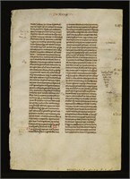 Medieval Manuscript on Vellum