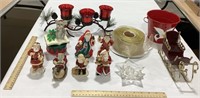 Christmas Decor Lot w/figurines