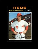 1971 Topps High #688 Sparky Anderson SP EX-MT+