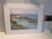 SIGNED NUMBERED BERMUDA PRINT