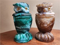 Slag Glass Owls Imperial?