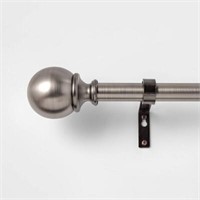 36-66 Ball Curtain Rod Pewter - Threshold