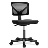 DUMOS Armless Desk Chairs with Wheels Cute Home Of