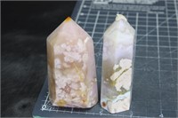 2, Flower Agate Towers, 10oz