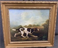 Painting of Dog Hunting