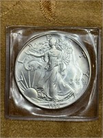 1986 1ST YEAR ISSUE 1 OZ LIBERTY SILVER DOLLAR