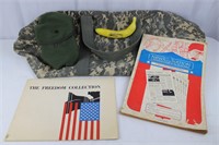 "News of the Nation" Book, US Army Parachute Bag++