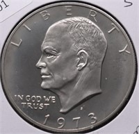 1973 S PROOF IKE DOLLAR