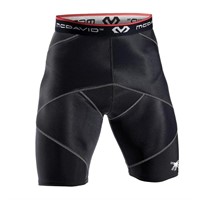 McDavid Cross Compression Shorts (Black, Large)