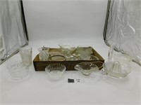 ANTIQUE GLASS AND CRYSTAL LOT