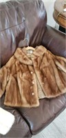 Vintage mink hip length jacket from The