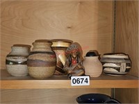 Pottery On This Shelf (Master Bedroom)