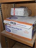 Blood Sugar Test Strips and Insulin Syringes