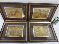 Set of 4, Art, Ships & Other