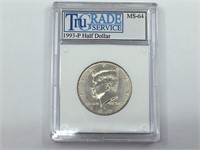1993 Kennedy Half Dollar MS-64 Tru Grade