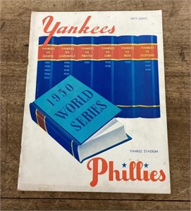 1950 World Series program