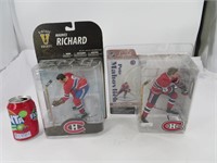 2 figurines de Hockey Canadiens de Montréal