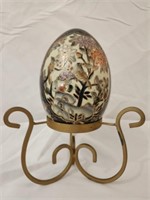 Gorgeous Vintage Hand Painted Egg Decor