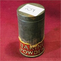 Magic Baking Powder Tin Container (Vintage)