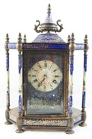French enameled export clock