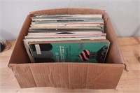 Box lot of Vinyl Records